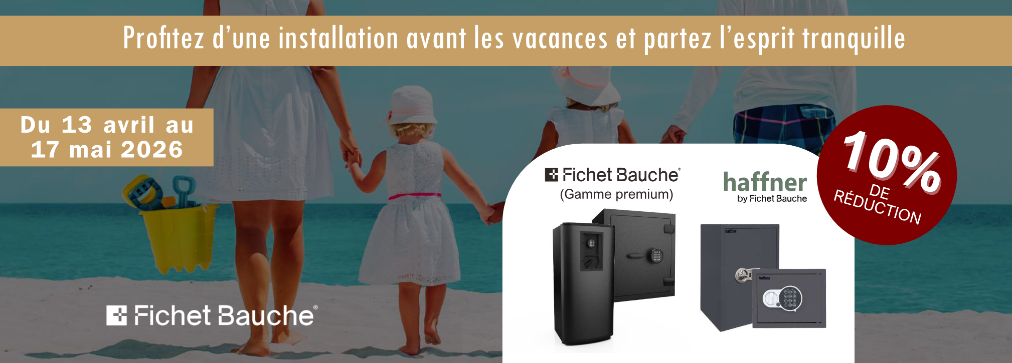 Promotion Fichet coffres - avril 2026