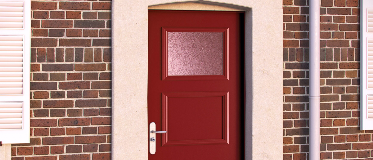 porte d'entrée maison forstyl + his