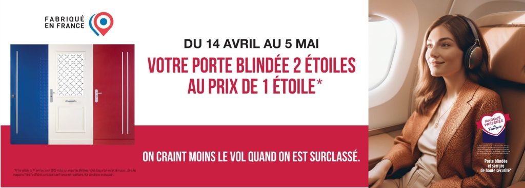 Bannière promo Fichet 14 avril 2025
