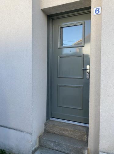 Porte blindée de maison FICHET FORSTYL S - vue côté extérieur